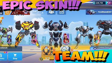 Mech Arena: Robot Showdown - Gameplay Walkthrough Part 218- EPIC SKIN Team!🔥(iOS,Android)