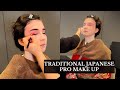 Asmr i got traditional japanese make up in osaka japan soft spoken