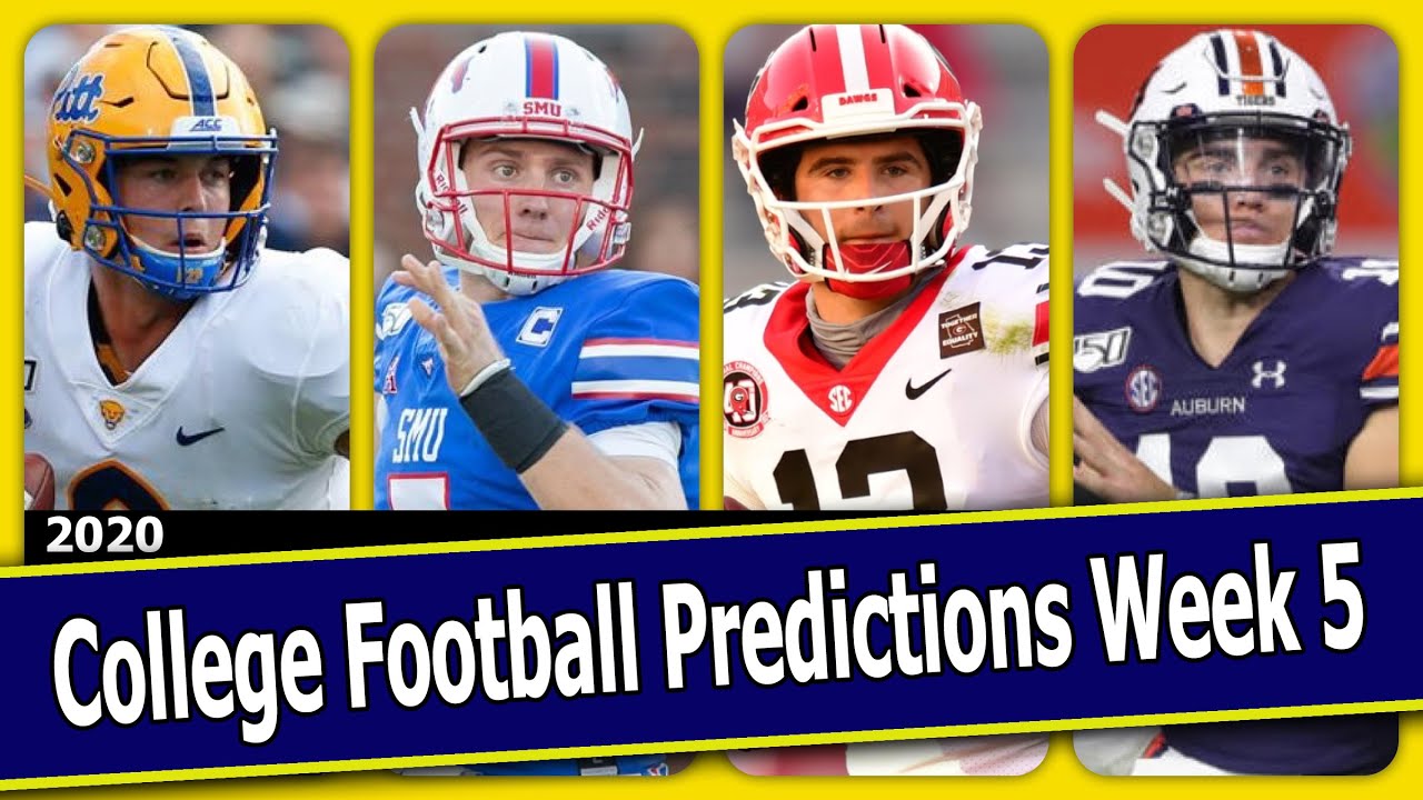 College Football Predictions Week 5 Youtube