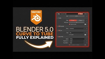 Blender 5.0 Curve to Tube Modifier FULLY Explained!