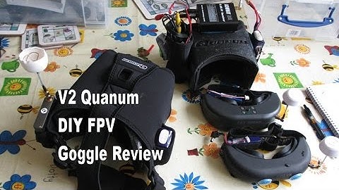 V2 Quanum DIY FPV Hobbyking Goggle review against V1, Fatshark Teleporter and Attitudes