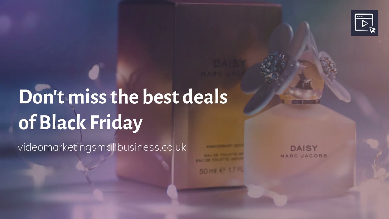 Black Friday Fragrance ★★ Small Business Black Friday Video Marketing