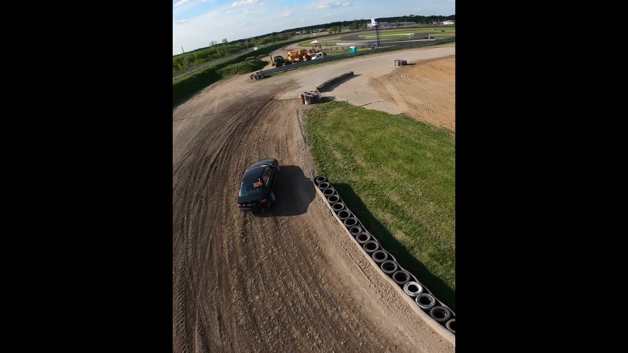 Rallycross BMW e36 chased | FPV Drone