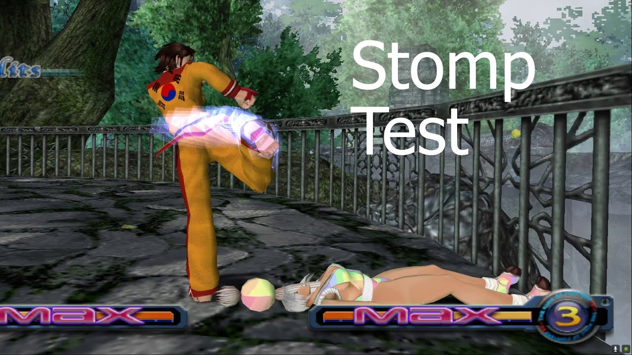 Stomp test on Mai - KOF Maximum Impact