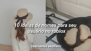 6 ideias de nomes para seu usuário no roblox🦋 