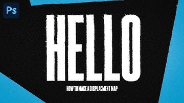 How To Use a Displacement Map | Photoshop 2022!