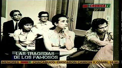 TRAGEDIA DE FAMOSOS -CRONICA TV - MARTA LYNCH  (99...