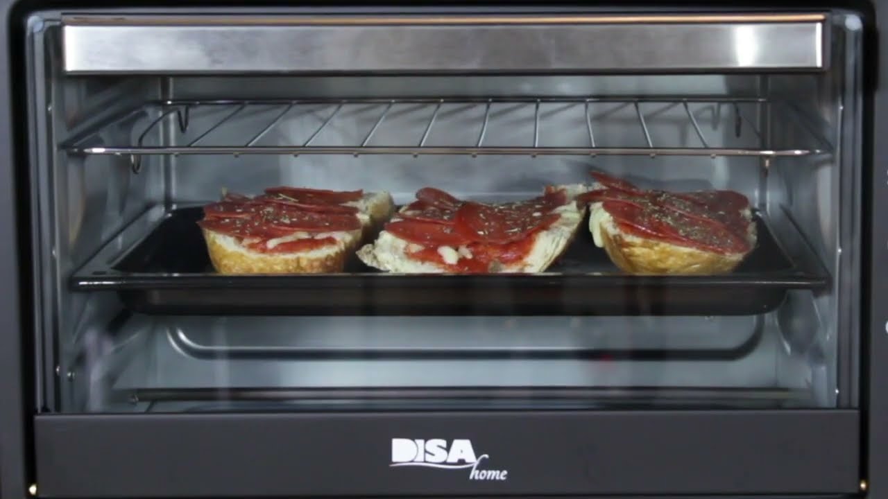 Horno Eléctrico 19 L Disa Home - Baguepizza - YouTube