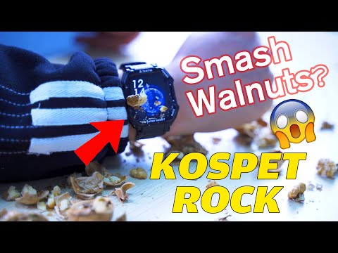 This Smartwatch Can Smash Walnuts? - Kospet Rock Rugged Test