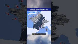 Météo du Dimanche 15 au Mardi 17 Mars 2026
