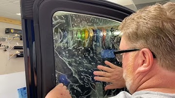 Prep and Bottom Loading - 2021 Denali Roll Up | Window Tinting with the Film Bender