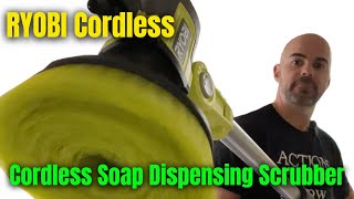 Deep Cleaning Secrets: RYOBI ONE+ 18V Cordless Soap Dispensing Scrubber!