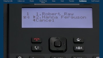 Mitel 6865i Phone: How to Use Conference