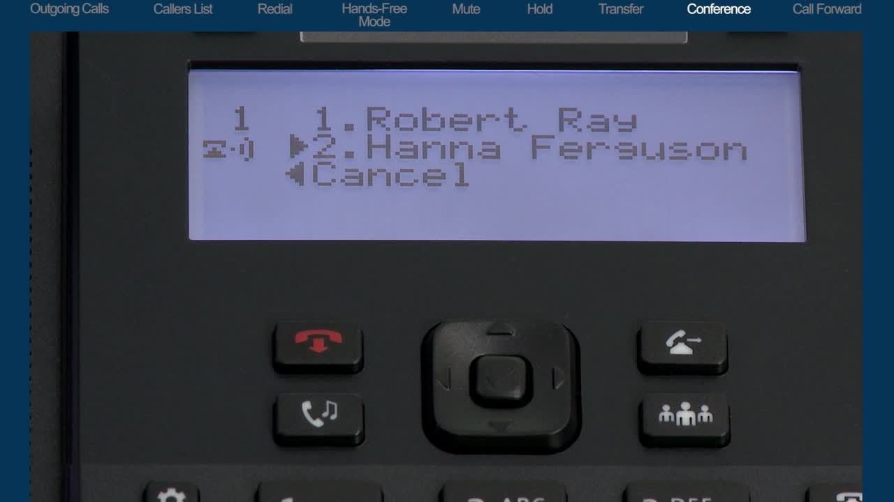 Mitel 6865i Phone: How to Use Conference