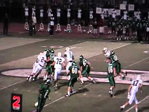 La Costa Canyon football 2010: Sack by DB Greg O'n...