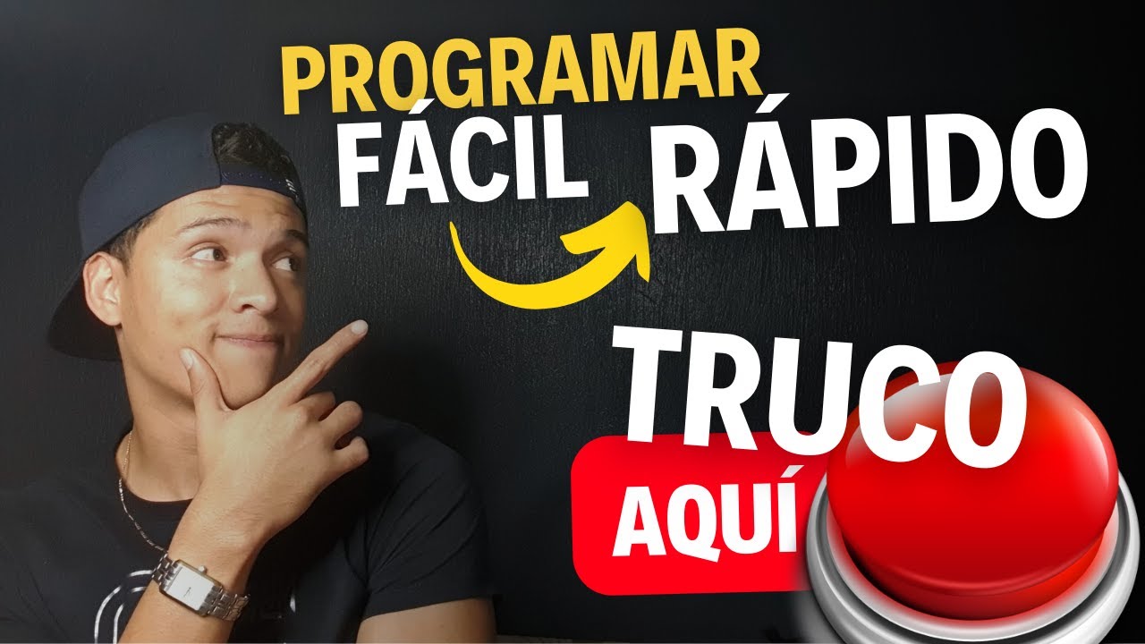 Truco para aprender a programar HOY MISMO y RÁPIDO ⏰⚡ - YouTube