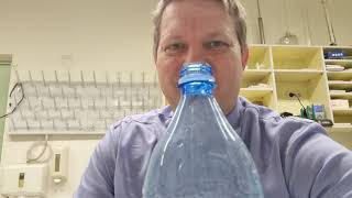 Guidance video for the practical Standing waves in a tapered bottle