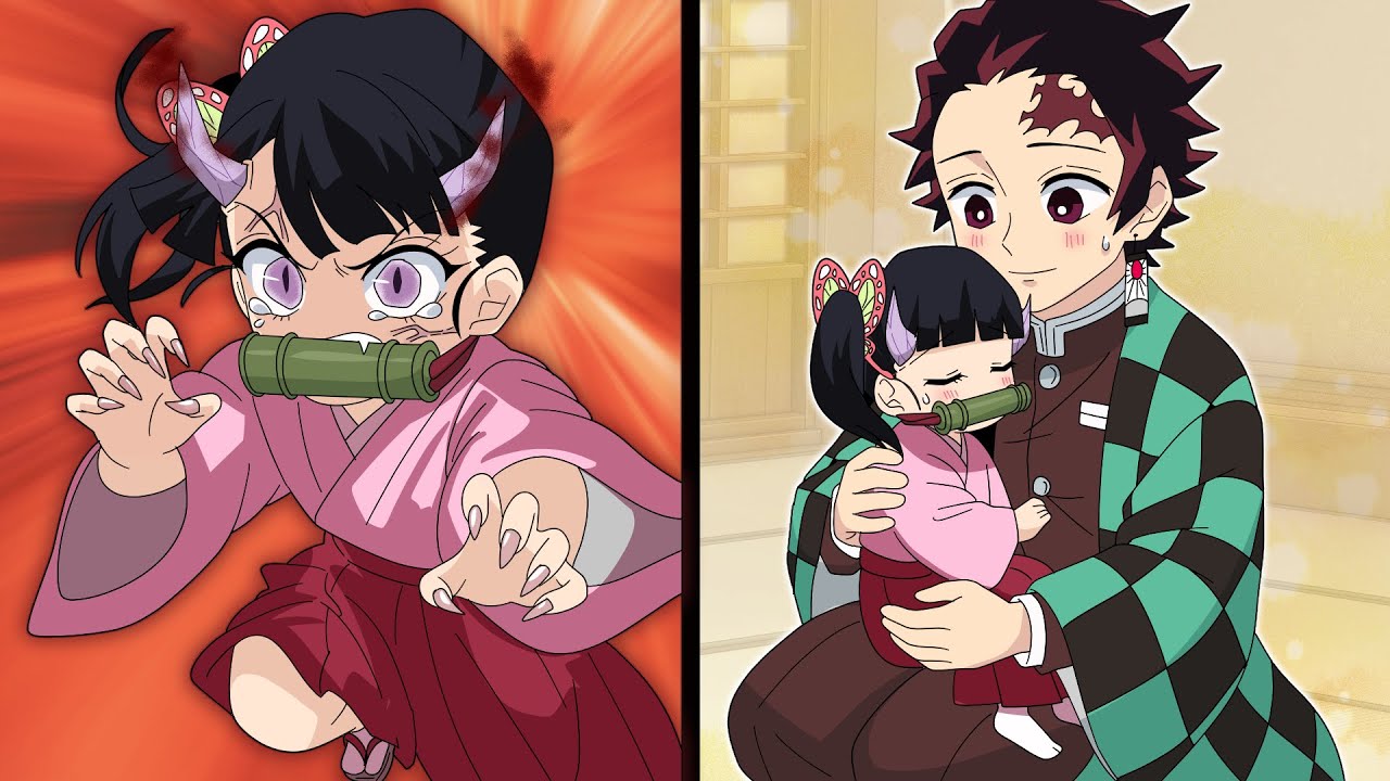 【鬼滅の刃】幼児化して鬼化したカナヲを育児する炭治郎
