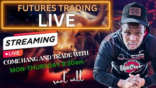 FUTURES LIVE TRADING SESSION MARCH 8 2024: DOW JONES & PLATINUM