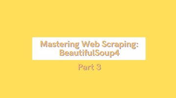 Web Scraping with Python - Part 3 - BeautifulSoup Tutorial 🔥