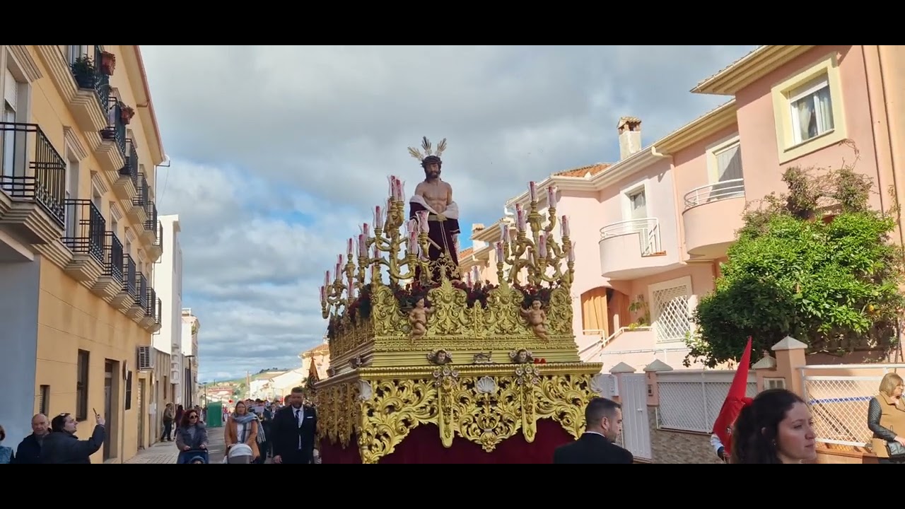 Cristo de la clemencia por la calle convento de La Carolina, Jaén 2025 Parte 2