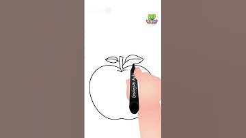 How to Draw a Red Apple? #Shorts #drawing #drawingtutorial #drawingforkids #chuchutv #drawingshorts