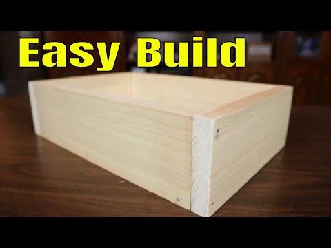 शुरुआती के लिए लकड़ी का बक्सा कैसे बनाएं (सरल तरीका)