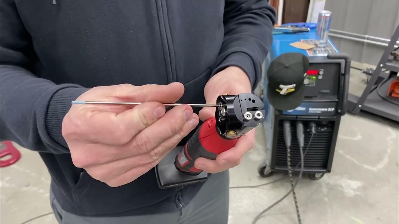 Sharpie DXCL Cordless Tungsten Grinder Pro Kit InUse