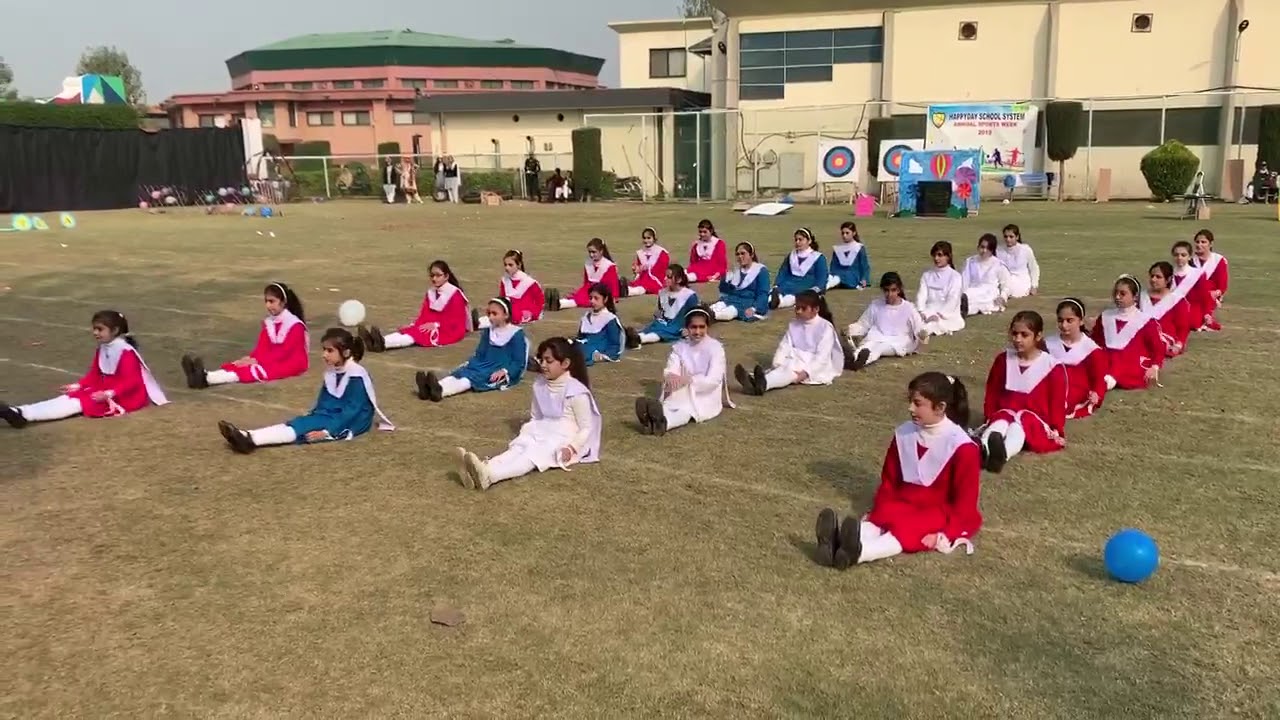 MARVELLOUS PT DISPLAY by girls campus at ANNUAL SPORTS WEEK 2019