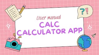 Instructions for using the app CalC - Scientific Calculator screenshot 1