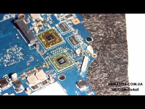 ✅ Переделка ноутбука Lenovo G565 LA-5754p на встроенное видео