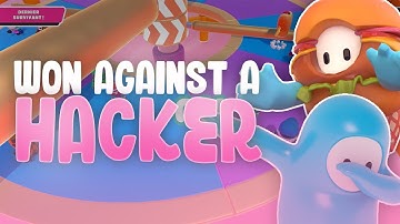 I WON AGAINST A HACKER IN FALL GUYS | JUMP SHOWDOWN