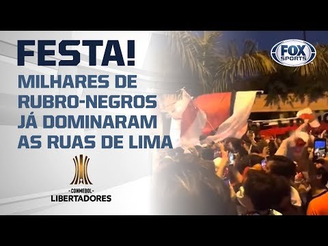 TORCIDA DO FLAMENGO TRANSFORMA LIMA EM MARACANÃ E PROVOCA PALMEIRAS!