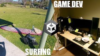 A day in the Life of a Game Dev and part time worker #unity3d #gamedev
