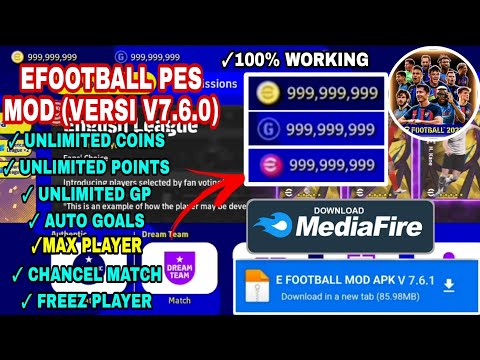 eFootball PES 2023 Apk v7.6.0 Unlimited Money - eFootball PES 2021 Apk