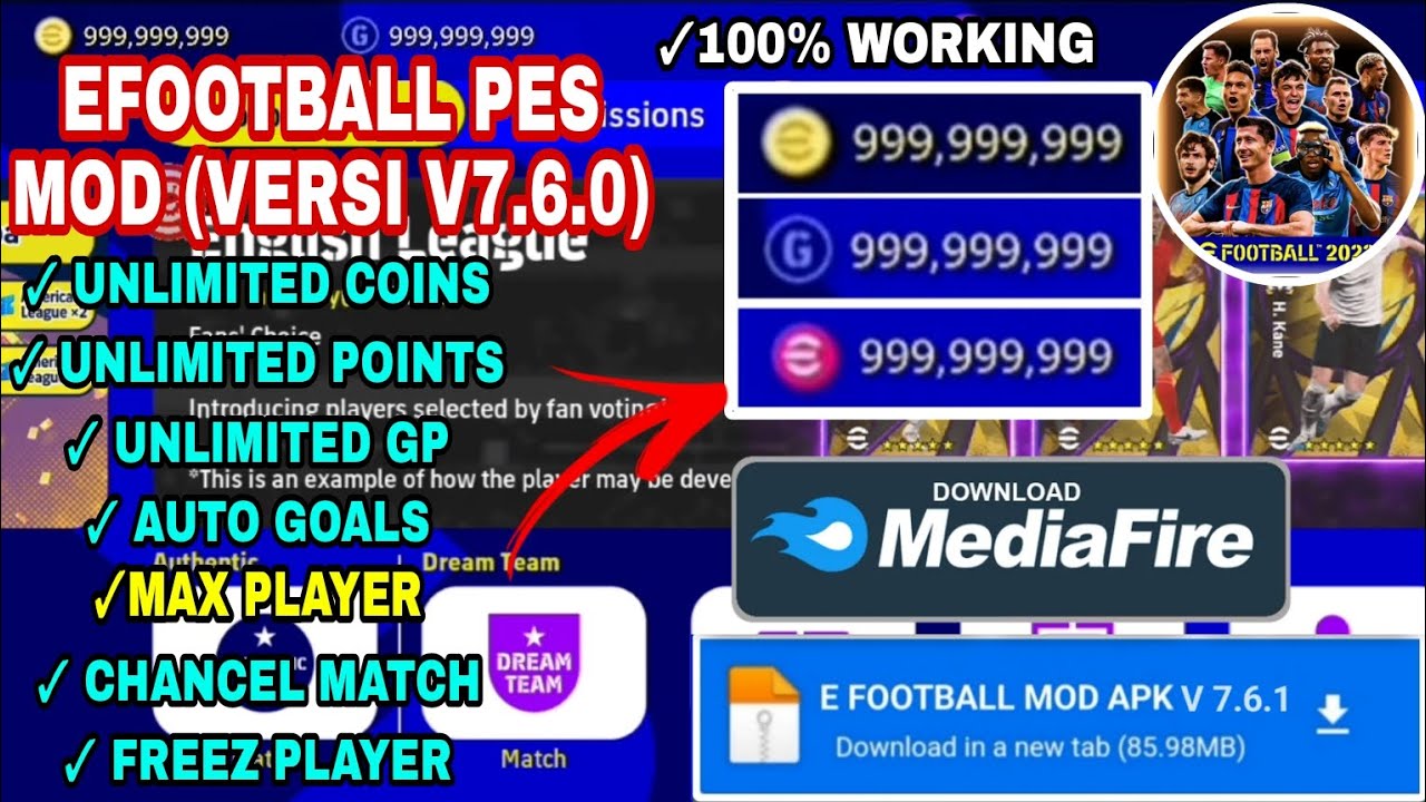 eFootball™ 2023 v7.6.0 MOD APK -  - Android & iOS MODs,  Mobile Games & Apps