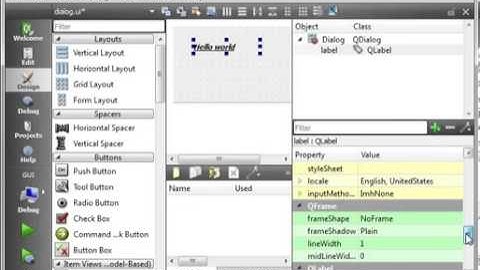 C   Qt 14   QLabel and QT Designer