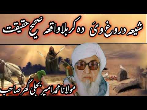 کربلا واقعہ حقیقت شائستہ بیان مولانا محمد امیر بجلی گھر صاحب Maulana Bejlegar Suaheb