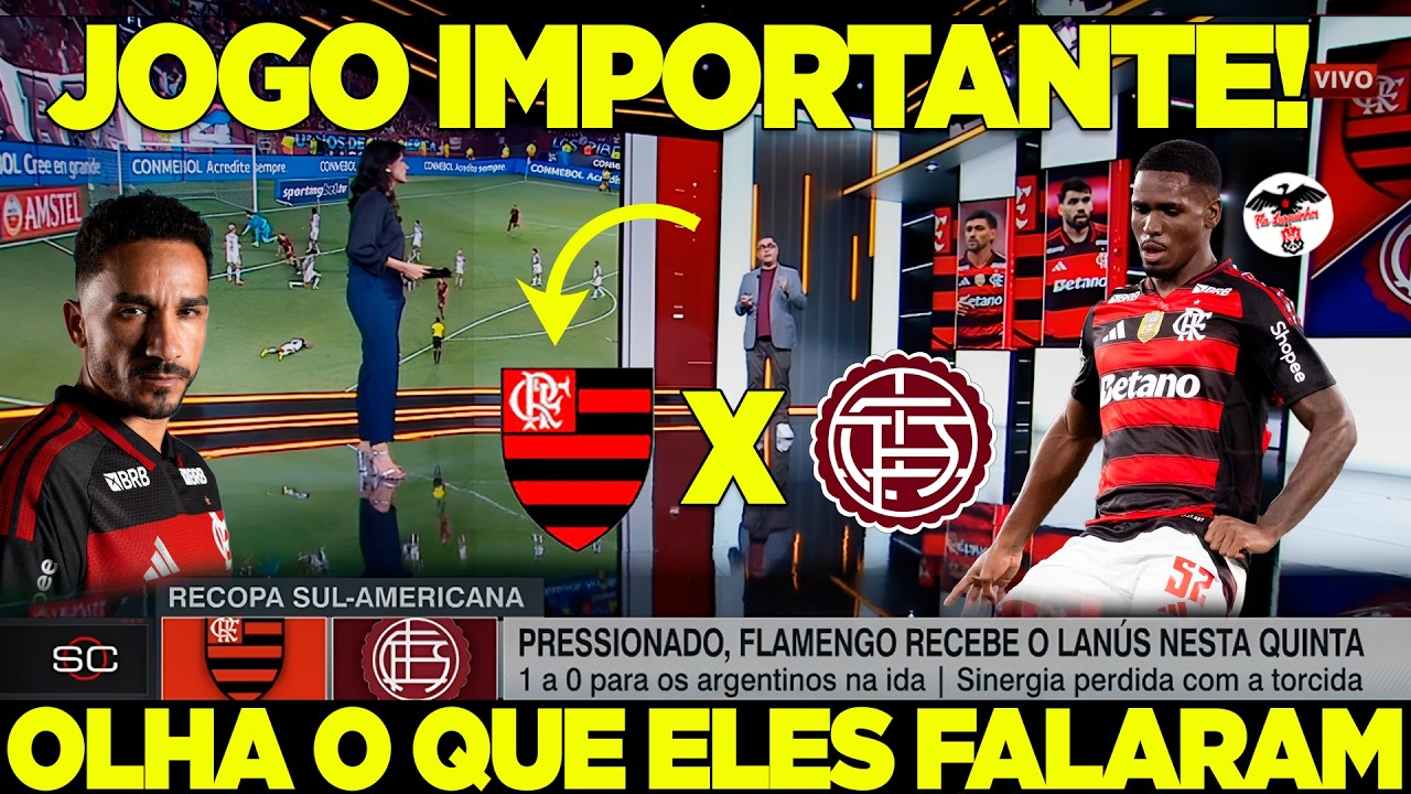 É DECISÃO NO MARACANÃ! FLAMENGO X LANÚS PELA RECOPA! MENGÃO BUSCA A VIRADA! FLA É GRANDE FAVORITO
