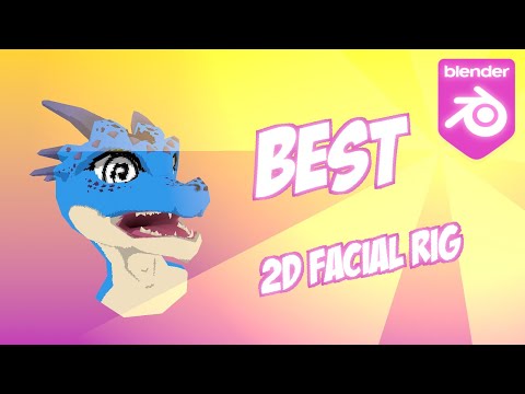 How to create a simple 2d face rig in blender (2020 update) - BlenderNation