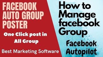 Facebook group auto poster - How to auto post in Multiple Facebook groups in one click