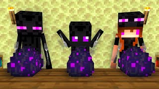 Monster School : Family Enderman Cooking Challenge - Minecraft Animation