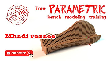 Free parametric bench modeling 3ds Max (آموزش مدلینگ صندلی پارامتریک در تری دی مکس)