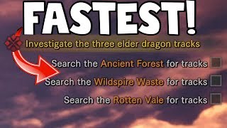 Monster Hunter World: HOW TO FIND ALL 3 ELDER DRAGON TRACKS THE FASTEST!