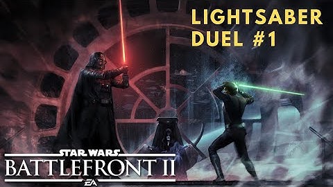 Star Wars Battlefront 2 Lightsaber Duel #1 Luke Skywalker Vs Darth Vader
