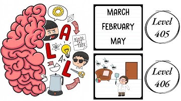 Brain Test All Star : Level 405 , 406 – How to Solve? (Walkthrough)