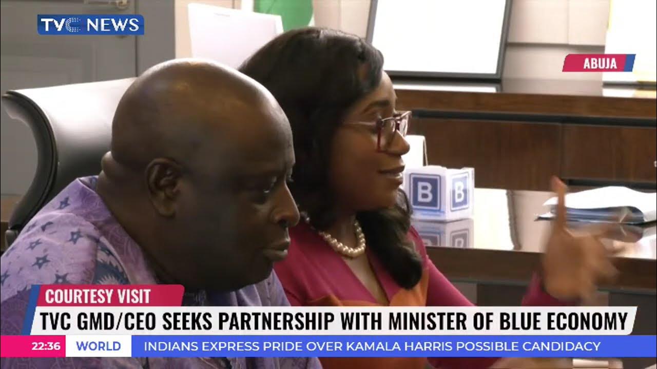 TVC GMD/CEO Visits Minister of Marine and Blue Economy Abuja