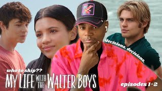 another sibling love triangle! are we shipping? | my life with the walter boys episodes 1-2 reaction