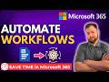 Microsoft 365 New Starter Workflow with Forms & Power Automate