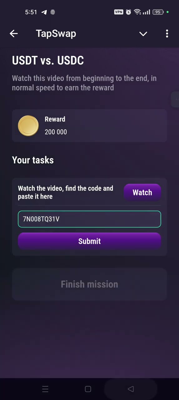 Tapswap New Video Code Usdt Vs Usdc Tapswap Code tapswap Tapswap New Video Code Usdt Vs Usdc Tapswap Code tapswap